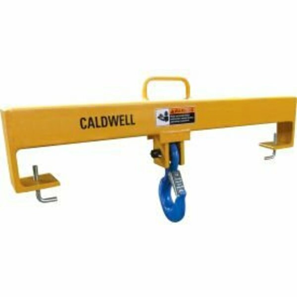 Caldwell Group. Lif-Truc Fork Lift Beam, Double Fork, Single Fixed Hook, 10, 000lb., 36in Dim A Size 10F-5-36